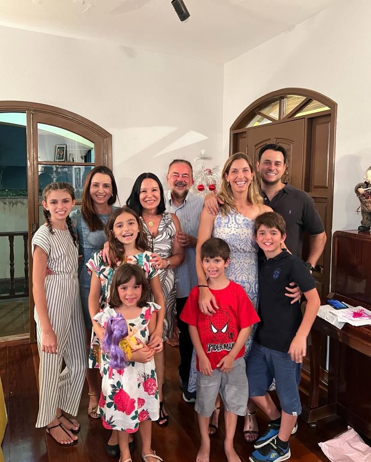 Fabrício Bergamin com a família